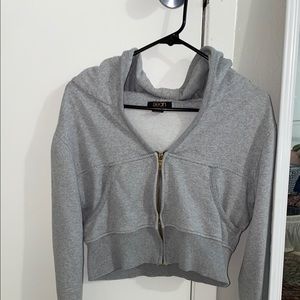 Cropped Zip Up Jacket